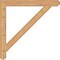 Ekena Millwork Traditional Craftsman Smooth Bracket, Western Red Cedar, 3 1/2"W x 36"D x 36"H BKT04X36X36TRA04SWR - alternate 3